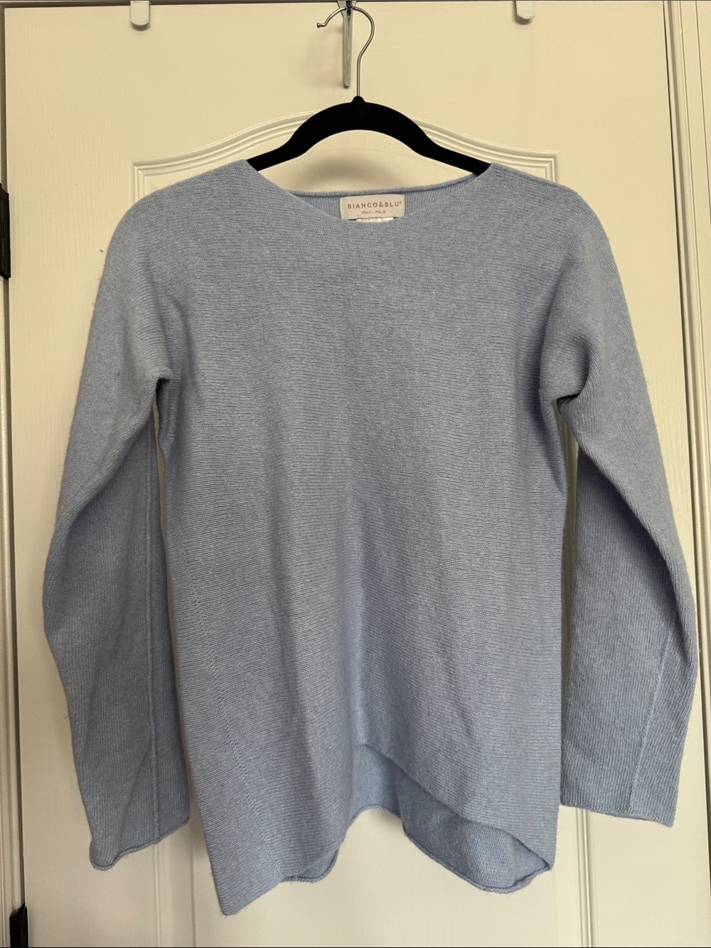 Women's Pastel Blue Crewneck Sweater